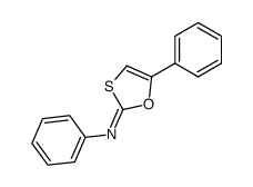 5-phenyl-2-phenylimino-1,3-oxathiole Structure