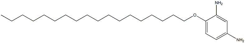 1-octadecyloxy-2,4-diaminebenzene Structure