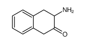 3-amino-3,4-dihydro-1H-naphthalen-2-one Structure