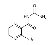 3-amino-pyrazine-2-carboxylic acid carbamoylamide Structure