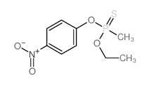 ethoxy-methyl-(4-nitrophenoxy)-sulfanylidene-phosphorane结构式