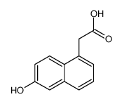 (6-HYDROXY-1-NAPHTHYL)ACETIC ACID结构式