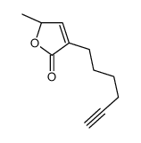 (2S)-4-hex-5-ynyl-2-methyl-2H-furan-5-one Structure