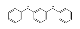 m-phenylenebis(phenylmethylene) Structure