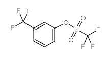 3-(TRIFLUOROMETHYL)PHENYL TRIFLUOROMETHANESULFONATE Structure