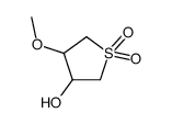 4-methoxy-1,1-dioxothiolan-3-ol结构式