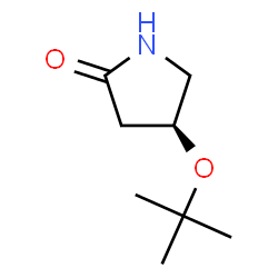 2-Pyrrolidinone,4-(1,1-dimethylethoxy)-,(4S)-(9CI) Structure