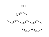 N-(1-naphthalen-2-ylprop-1-enyl)acetamide Structure