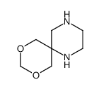 8,10-Dioxa-1,4-diazaspiro[5.5]undecane (9CI)结构式