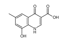 3-Quinolinecarboxylicacid,4,8-dihydroxy-6-methyl-(8CI)结构式