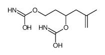 (3-carbamoyloxy-5-methylhex-5-enyl) carbamate Structure