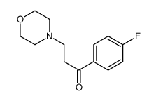 1-(4-fluorophenyl)-3-morpholin-4-ylpropan-1-one Structure