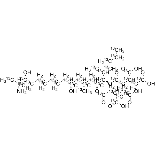 Fumonisin B3-13C34结构式