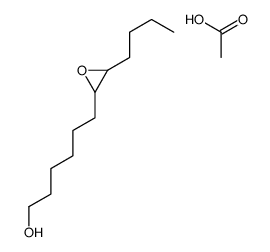 acetic acid,6-(3-butyloxiran-2-yl)hexan-1-ol Structure