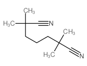 Heptanedinitrile, 2,2,6,6-tetramethyl- structure