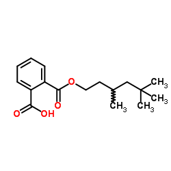 邻苯二甲酸单(3,5,5-三甲基己基)酯结构式