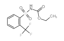 Carbamic acid,[[2-(trifluoromethyl)phenyl]sulfonyl]-, ethyl ester (9CI)结构式