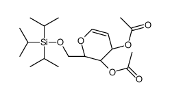 3 4-DI-O-ACETYL-6-O-(TRIISOPROPYLSILYL)& structure