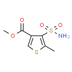 methyl 5-methyl-4-sulfamoylthiophene-3-carboxylate Structure