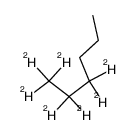 1,1,1,2,2,3,3-heptadeuterio-hexane Structure