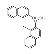 1-((2-Methoxy-1-naphthalenyl)methyl)-2-naphthalenol structure