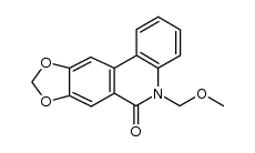 5-Methoxymethyl-8,9-methylenedioxyphenantridin-6(5H)-one Structure