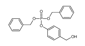 dibenzyl [4-(hydroxymethyl)phenyl] phosphate结构式