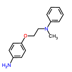 N-[2-(4-Aminophenoxy)ethyl]-N-methylaniline结构式