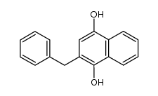 2-Benzyl-1,4-naphthalindiol结构式