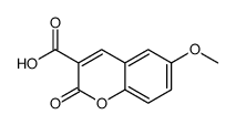 6-METHOXY-2-OXO-2H-CHROMENE-3-CARBOXYLIC ACID Structure