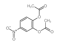 (2-acetyloxy-5-nitro-phenyl) acetate结构式