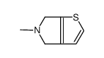 4H-Thieno[2,3-c]pyrrole,5,6-dihydro-5-methyl-(9CI) Structure