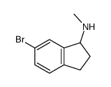 6-BROMO-2,3-DIHYDRO-N-METHYL-1H-INDEN-1-AMINE structure