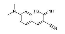 2-cyano-3-[4-(dimethylamino)phenyl]prop-2-enethioamide Structure