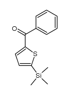 5-benzoyl-2-trimethylsilylthiophene Structure