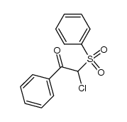 2-chloro-1-phenyl-2-(phenylsulfonyl)ethanone结构式