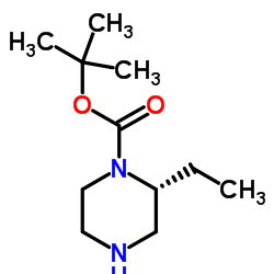 (R)-1-Boc-2-ethylPiperazine structure