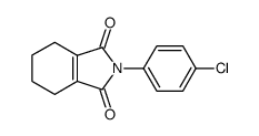 3,4,5,6-Tetrahydro-N-(4-chlorophenyl)phthalimide结构式