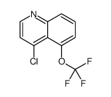 4-chloro-5-(trifluoromethoxy)quinoline结构式
