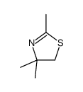 2,4,4-TRIMETHYL-4,5-DIHYDROTHIAZOLE Structure