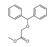 methyl 2-benzhydryloxyacetate结构式