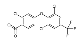 1,3-dichloro-2-(3-chloro-4-nitrophenoxy)-5-(trifluoromethyl)benzene Structure