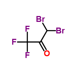 1,1-二溴-3,3,3-三氟丙酮结构式