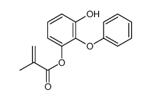 (3-hydroxy-2-phenoxyphenyl) 2-methylprop-2-enoate结构式