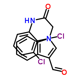 N-(2,3-Dichlorophenyl)-2-(3-formyl-1H-indol-1-yl)acetamide结构式