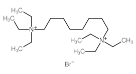 triethyl-(8-triethylammoniooctyl)azanium structure