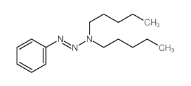 N-pentyl-N-phenyldiazenyl-pentan-1-amine结构式