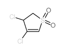 3,4-dichloro-2,3-dihydrothiophene 1,1-dioxide结构式