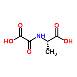 L-Alanine, N-(carboxycarbonyl)- structure