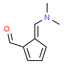 1,3-Cyclopentadiene-1-carboxaldehyde, 5-[(dimethylamino)methylene]-, (E)- (9CI) Structure